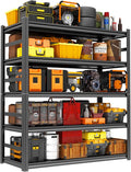 Storage Shelves, Garage Metal Shelving Unit, Adjustable, Double-Layer Column by Beaunatixx