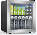 48 Can Beverage Refrigerator, 12 Bottle Wine Cooler by Electactic