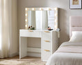 AMERLIFE 36.2" Fluted Vanity Desk by AMERLIFE