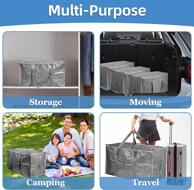 6 Pack-Extra Large Heavy Duty Moving Bags - Image 7