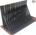 24 Pack L11 x H 8" Black Heavy Duty Shelf Brackets by MHMYDZ