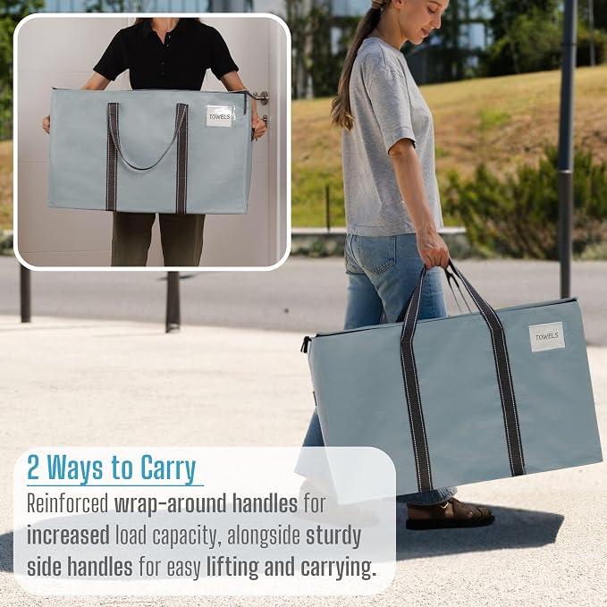 VENO 6 Pack Moving Bags and Large Christmas Storage Bins - Image 7