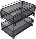 Cupboard Organiser, 2 Tier Under Sink Storage Organiser, Kitchen Storage Drawer by Unknown