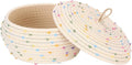 Sea Team Round Cotton Rope Storage Basket by SeaTeam