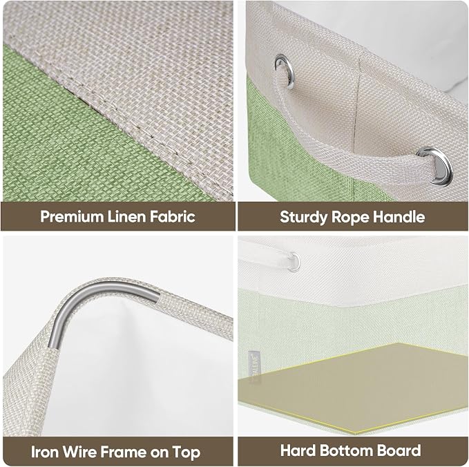 BALEINE 4 Pack Fabric Storage Bins - Image 8