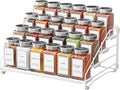 Tiered Spice Rack, 4 Tier Spice Shelf Organizer by BOIVSHI