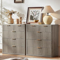 LEYAOYAO Fluted 5 Drawers Dresser by LEYAOYAO-Findtheshiningpointofyourideallife%EF%BC%81