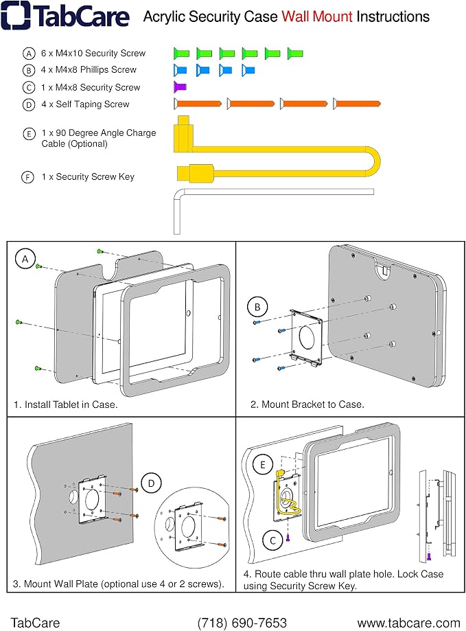 TABcare Anti-Theft Acrylic VESA Enclosure - Image 7