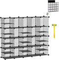 Wire Cube Storage Organizer, 20 Cubes Converted into 23 Cubes, Sturdy Metal by Kiivoena