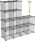TUMUCUTE Wire Storage Cubes, Metal Storage Shelves Bookshelf, Stackable Modular by Worththetrustofeverycusto