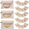 Vlando 33 Pcs Travel Jewelry Case Velvet Jewelry Pouch by VLANDO