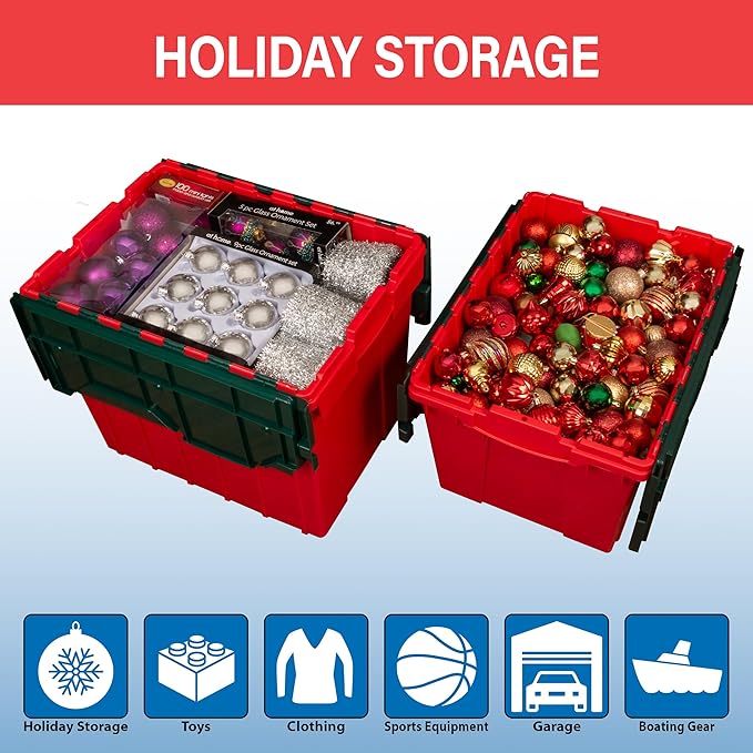 Akro-Mils KeepBox 12 Gallon Storage Container, Nesting and Stackable Plastic - Image 4