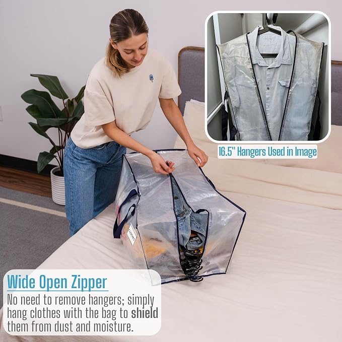 VENO 2 Pack Moving Bags w/Backpack Straps, Heavy Duty, Moving Boxes Alternative - Image 3