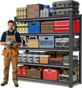JHYKHG 72" H Storage Shelves, 5-Tier Heavy Duty Garage Shelving, Adjustable by Unknown