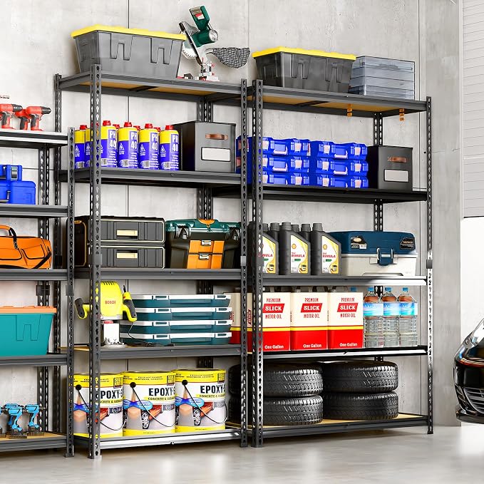 LEVELEVE 5-Tier Heavy Duty Storage Shelving Unit, 2020 lbs Capacity, Adjustable - Image 5