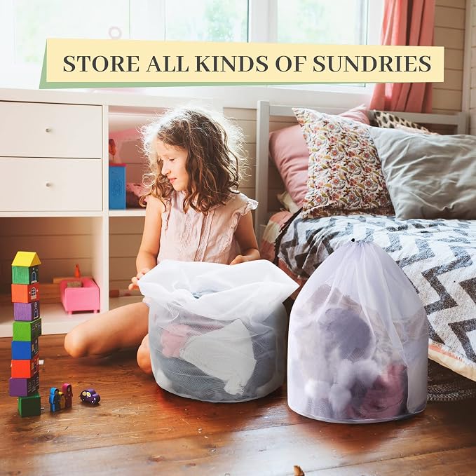 24 Pcs 24 * 32 Inches Fine Mesh Laundry Bag - Image 7