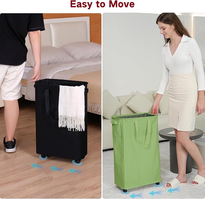 efluky Slim Laundry Hamper - Image 4
