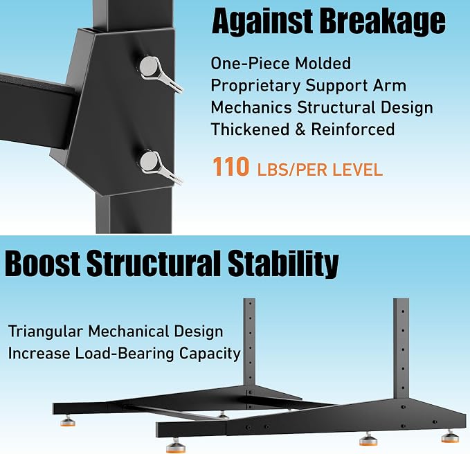 Kayak Storage Rack, Freestanding Outdoor Canoe Rack, Reinforced, and Enhanced - Image 4