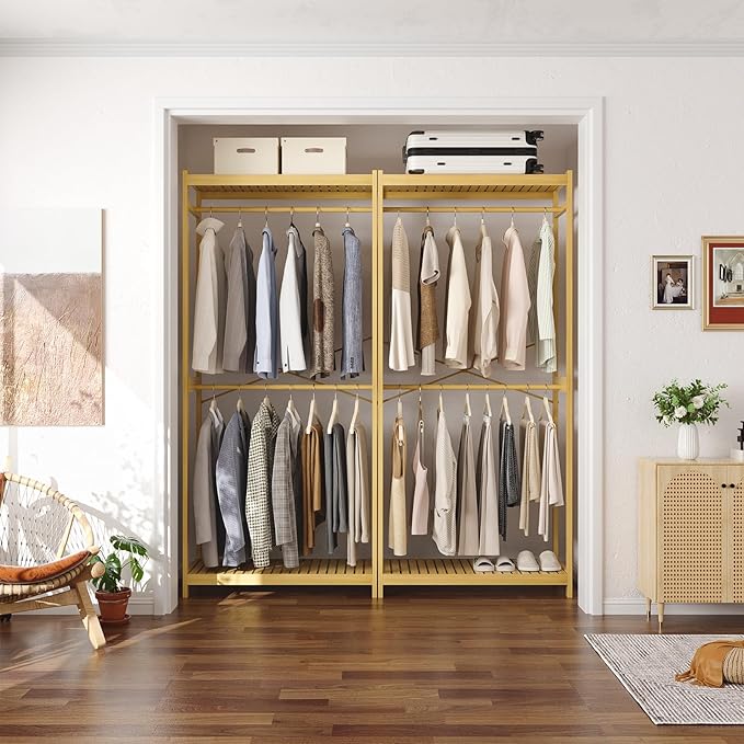 Homykic Bamboo Clothes Rack - Image 2