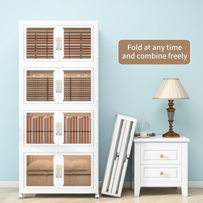Large Clear Stackable Storage Bins - Image 6