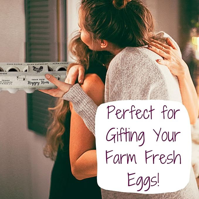 250 Egg Cartons- Bulk Value Bundle- Adorable Printed Design - Image 8