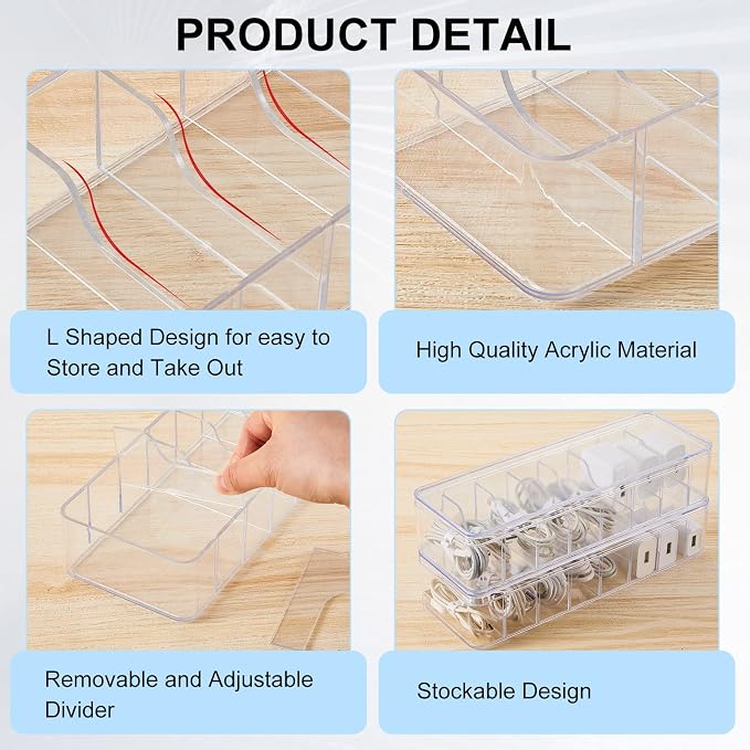 Tatuo 4 Pcs Cable Organizer Box - Image 3