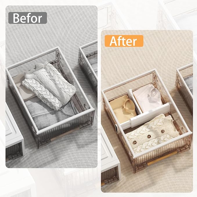 REBECAT 10 Pack Drawer Dividers - Image 5