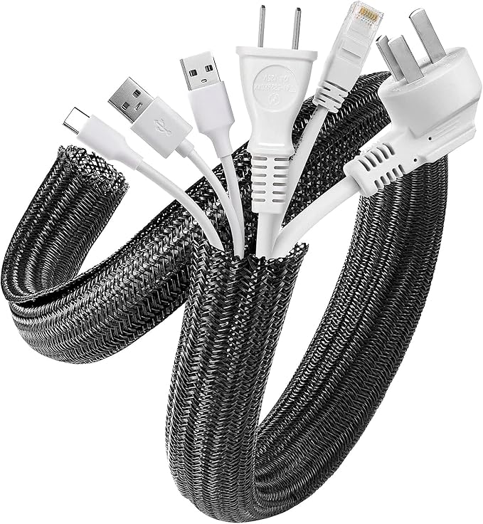 AGPTEK Cable Sleeve Cover, 20ft by AGPTEK