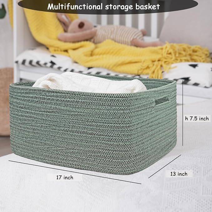 COMFY-HOMI 2 pcs Large Storage Baskets - Image 3