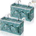 2pcs Bedside Caddy Hanging Storage Bag, Organizer Baskets by KANRICHU
