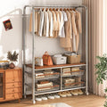 Rolling Clothing Garment Rack for Hanging Clothes–Portable Indoor Wardrobe by Unknown