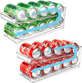 2 Pack Rolling Soda Can Organizer by BingoHive