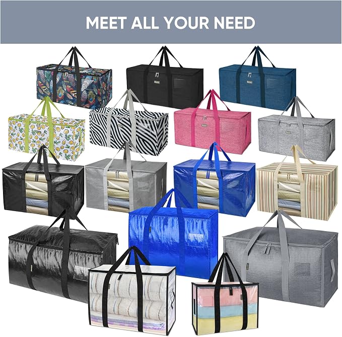 TICONN 2 Pack Extra Large Moving Bags - Image 5