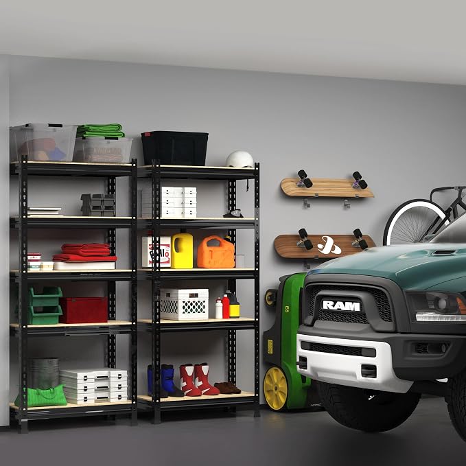 PrimeZone Storage Shelves 5 Tier Adjustable Garage Storage Shelving, Heavy Duty - Image 2