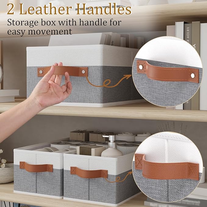 OUTBROS Storage Bins, Foldable Storage Baskets - Image 6