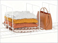Wire Shelf Dividers for Closet: Tall 12 Pack 12-Inch Deep Adjustable Organizer by Saccik