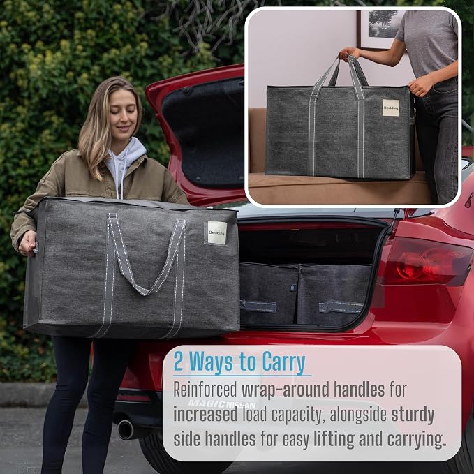 VENO 6 Pack Moving Bags and Large Christmas Storage Bins - Image 7