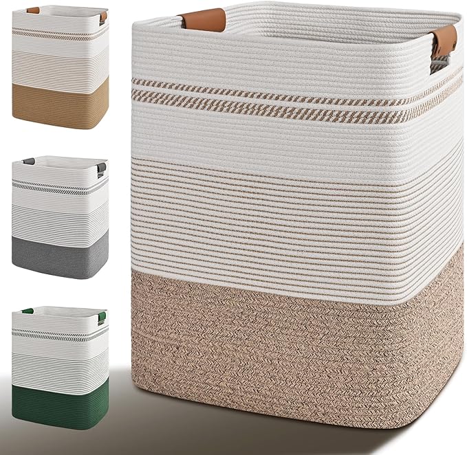 Laundry Hamper, 85L Tall Laundry Basket by Degeyoyo
