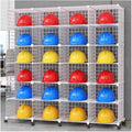 Stackable Safety Helmet Storage Boxes, Large Adjustable Hard Hat Placement by Unknown