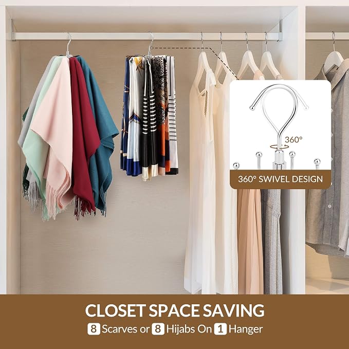 ZEDODIER Scarf Organizer Scarf Hanger - Image 3