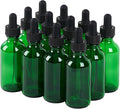 12 Pcs, 2oz Glass Dropper Bottle, Leakproof Tincture Bottles by SprayDroplet
