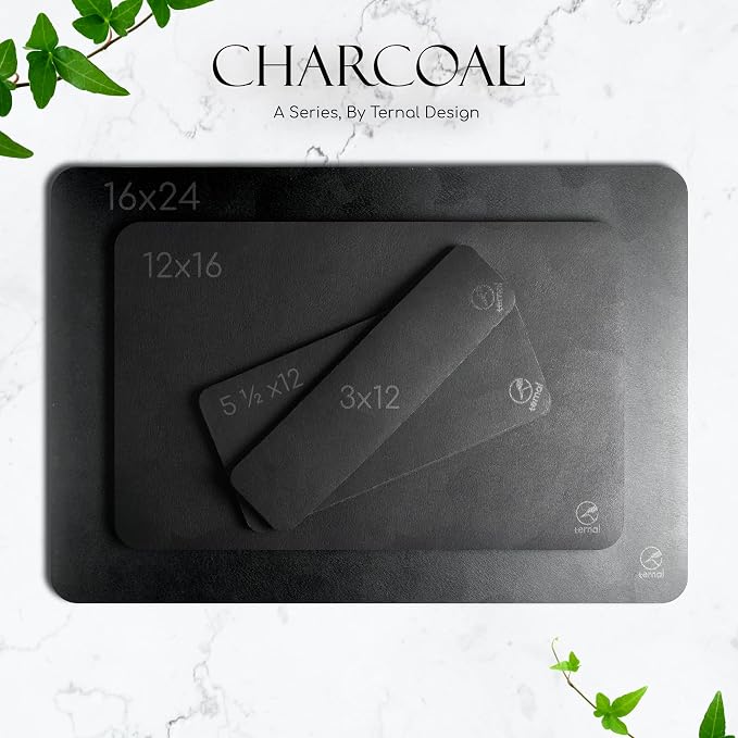 Ternal Coffee Bar & Dish Drying Mat | Rubber-Backed, Anti-Slip Absorbent Mat - Image 6