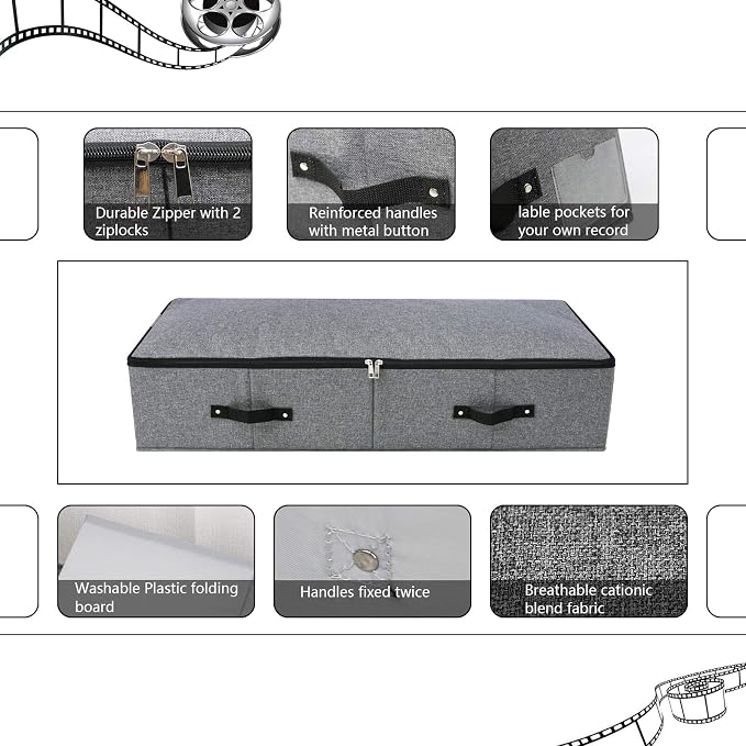 Omygarden 2PCS Foldable Blankets Clothes Comforters Storage Bin Organizer - Image 6