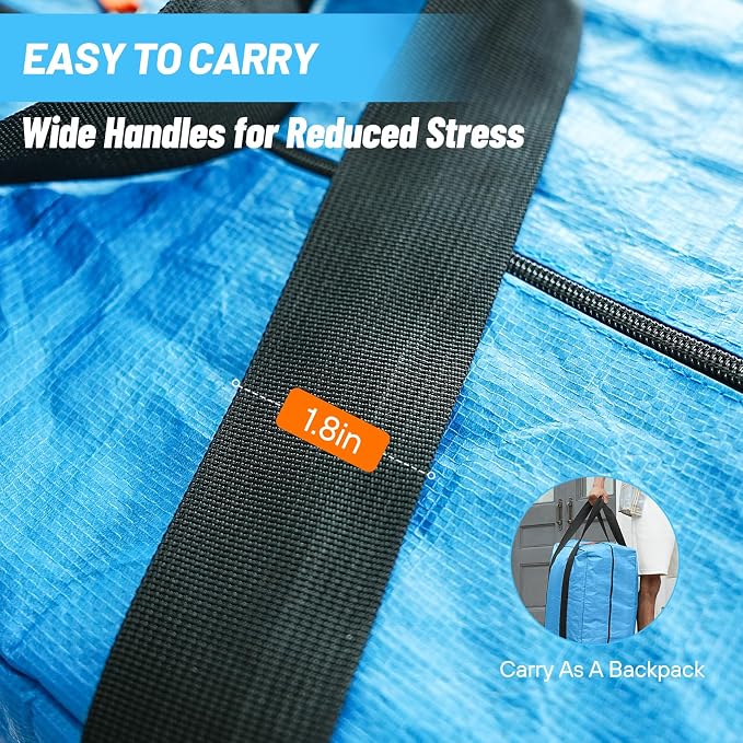 2 Pack Moving Bags, Heavy Duty Storage Bags - Image 5