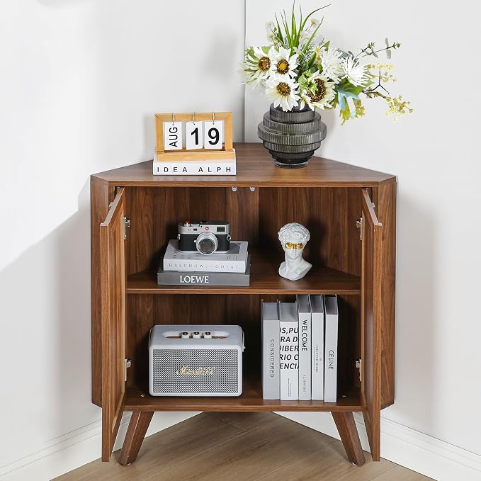 Small Corner Cabinet, Corner Floor Cabinet - Image 6