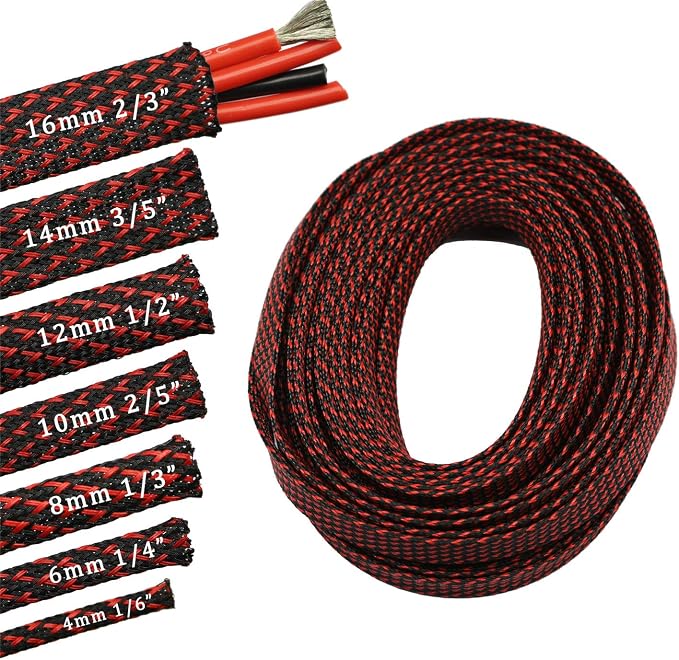 30ft PET Expandable Sleeving Wire Cable Sleeve - Image 2