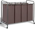 STORAGE MANIAC Laundry Sorter, 4 Section, Laundry Hamper by STORAGEMANIAC