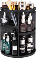 360 Rotating Makeup Organizer, DIY Adjustable Spinning Holder, Foldable by seinlife