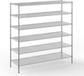 24" Deep x 72" Wide x 74" Height Wire Shelving Kit | 6-Tier | NSF Commercial by Regal+Altair