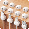 12Pack Cord Organizer, Chfeila Compact Dual Spring & Clasp Lock Cable by Chfeila
